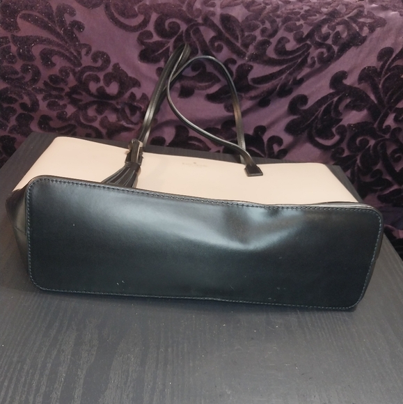 Kate Spade New York Wright Place Karla  Two-Tone Black and Pink Tote - Picture 2 of 8